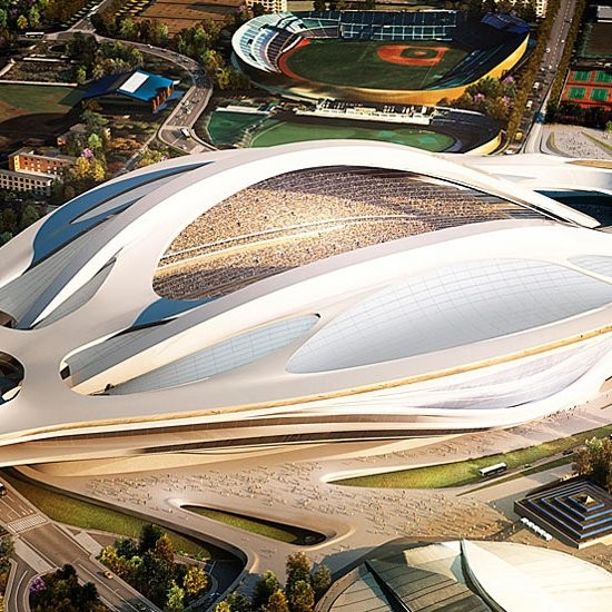 Zaha Hadid wins competition to design Japan National Stadium ...